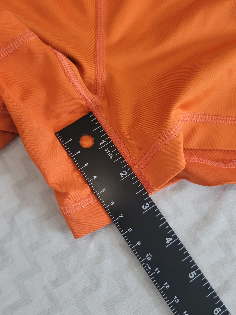Nike Pro Orange Athletic Compression Shorts with Pink Waistband Size Large